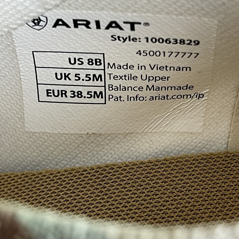 Ariat Hilo Neutral Southwest Print Loafer Shoes Womens 8B Comfort Aztec Western - Picture 9 of 9